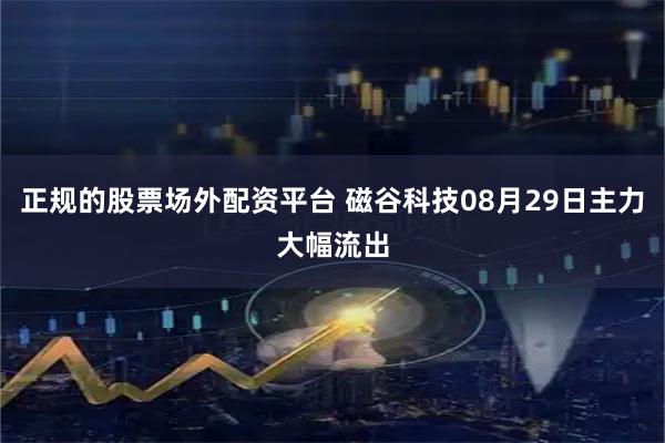 正规的股票场外配资平台 磁谷科技08月29日主力大幅流出